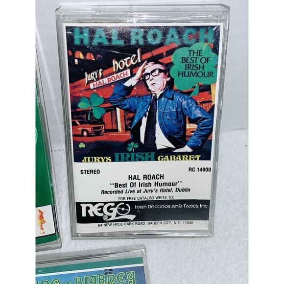 3 Tapes Lot Ireland Laughs w Joe Cuddy Hal Roach Jurys Cabaret Cassette Tapes - Picture 3 of 5